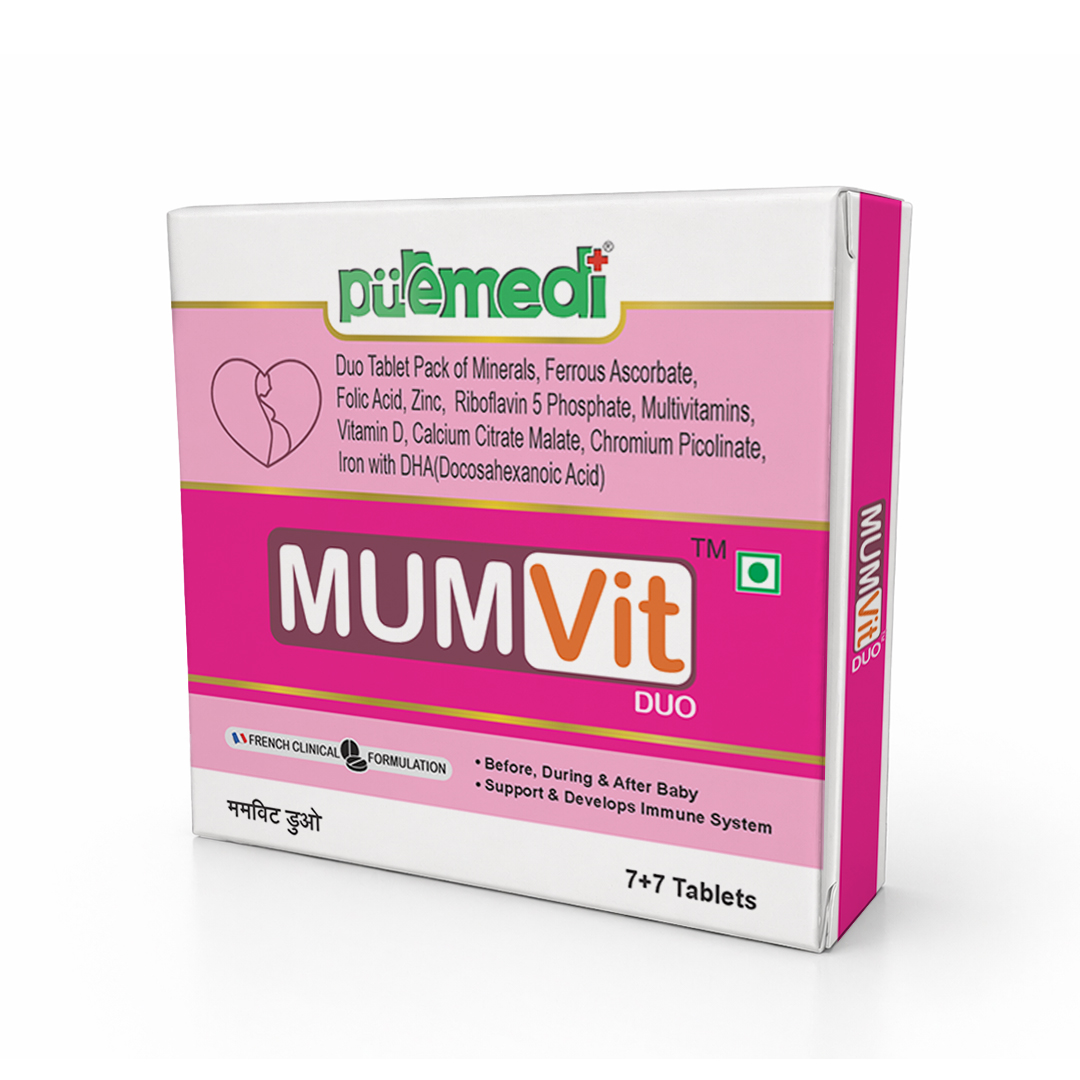 MumVit Duo Minerals DHA Duo Tablets puremedi PureNaturals.Ltd Delhi NCR